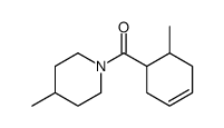 (6-methylcyclohex-3-en-1-yl)-(4-methylpiperidin-1-yl)methanone结构式