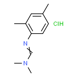 N'-(2,4-Dimethyl-phenyl)-N,N-dimethyl-formamidine; hydrochloride Structure