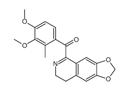(7,8-dihydro-[1,3]dioxolo[4,5-g]isoquinolin-5-yl)-(3,4-dimethoxy-2-methyl-phenyl)-methanone结构式