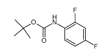 tert-butyl (2,4-difluorophenyl)carbamate结构式