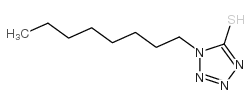 1-辛基-5-疏基-1H-四唑结构式