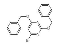 4-bromo-2,6-bis(phenylmethoxy)pyrimidine picture