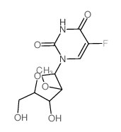 2,4(1H,3H)-Pyrimidinedione,5-fluoro-1-(2-O-methyl-b-D-arabinofuranosyl)- Structure