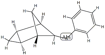 (1α,2β,4β,5α)-6β-(Phenylthio)tricyclo[3.1.1.02,4]heptane结构式