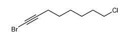 1-Bromo-8-chloro-1-octyne结构式