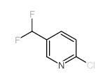 2-氯-5-(二氟甲基)吡啶结构式