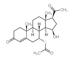 (7R,8R,9S,10R,13R,14S,15R,17S)-17-acetyl-7-acetylsulfanyl-15-hydroxy-10,13-dimethyl-1,2,6,7,8,9,11,12,14,15,16,17-dodecahydrocyclopenta[a]phenanthren-3-one结构式