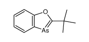 2-t-Butyl-1,3-benzoxarsol Structure