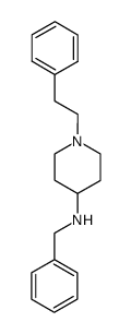 benzyl-(1-phenethyl-piperidin-4-yl)-amine结构式