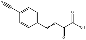 (e)-4-(4-cyanophenyl)-2-oxobut-4-enoic acid结构式