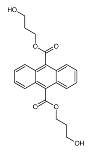 bis(3-hydroxypropyl) anthracene-9,10-dicarboxylate Structure