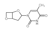 3',5'-Anhydrothymidine Structure