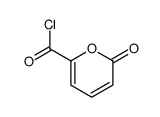 2H-Pyran-6-carbonyl chloride, 2-oxo- (9CI) structure