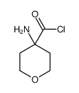 2H-Pyran-4-carbonyl chloride, 4-aminotetrahydro- (9CI) structure