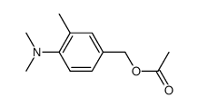 4-(N,N-dimethylamino)-3-methylbenzyl acetate Structure