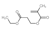 2-ethoxycarbonylethyl 2-methylprop-2-enoate Structure