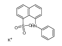 potassium 8-anilinonaphthalene-1-sulfonate结构式