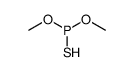 phosphonothioic acid O,O'-dimethyl ester结构式