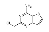 Thieno[3,2-d]pyrimidin-4-amine, 2-(chloromethyl)- (9CI) Structure