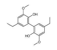 4-ethyl-2-(5-ethyl-2-hydroxy-3-methoxyphenyl)-6-methoxyphenol Structure