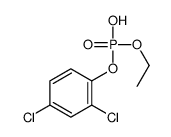 (2,4-dichlorophenyl) ethyl hydrogen phosphate Structure