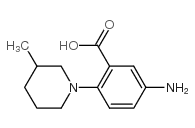 5-amino-2-(3-methylpiperidin-1-yl)benzoic acid Structure