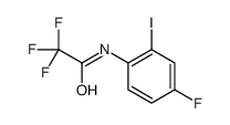 2,2,2-trifluoro-N-(4-fluoro-2-iodophenyl)acetamide Structure