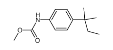 methyl N-(4-tert.-pentyl-phenyl)-carbamate Structure