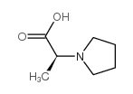 (S)-2-(1-吡咯烷基)丙酸结构式