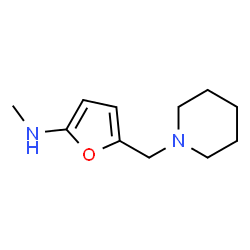 2-Furanamine,N-methyl-5-(1-piperidinylmethyl)- Structure