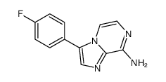 3-(4-fluorophenyl)imidazo[1,2-a]pyrazin-8-amine Structure