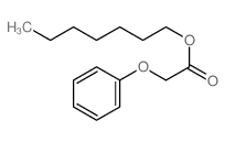 heptyl 2-phenoxyacetate Structure