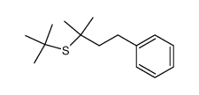 t-butyl (2-methyl-4-phenyl)but-2-yl sulphide Structure