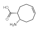 (1r,8s,z)-8-amino-cyclooct-4-enecarboxylic acid结构式