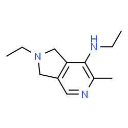 1H-Pyrrolo[3,4-c]pyridin-7-amine,N,2-diethyl-2,3-dihydro-6-methyl-(9CI)结构式