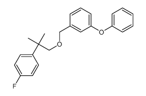 1-fluoro-4-[2-methyl-1-[(3-phenoxyphenyl)methoxy]propan-2-yl]benzene结构式