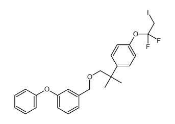 1-(1,1-difluoro-2-iodoethoxy)-4-[2-methyl-1-[(3-phenoxyphenyl)methoxy]propan-2-yl]benzene Structure