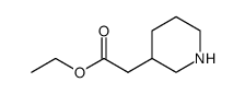 2-(哌啶-3-基)乙酸乙酯结构式