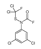 N-[dichloro(fluoro)methyl]sulfanyl-N-(3,5-dichlorophenyl)carbamoyl fluoride Structure
