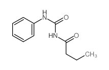 Butanamide, N-[(phenylamino)carbonyl]- structure