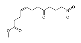 Methyl 8-oxo-11-nitro-4Z-undecenoate结构式