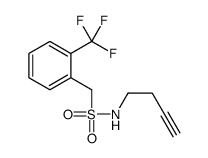 N-but-3-ynyl-1-[2-(trifluoromethyl)phenyl]methanesulfonamide Structure