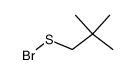 neopentanesulfenyl bromide结构式