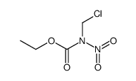 N-chloromethyl-N-nitroethylurethane Structure