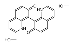 methanol,8-(7-oxo-1H-quinolin-8-yl)-1H-quinolin-7-one结构式