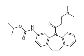 3-Carbisopropoxyamino-5-β-dimethylaminopropionyl-iminodibenzyl Structure