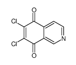 6,7-dichloroisoquinoline-5,8-dione结构式