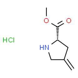 Methyl (2S)-4-methylidenepyrrolidine-2-carboxylate hydrochloride structure