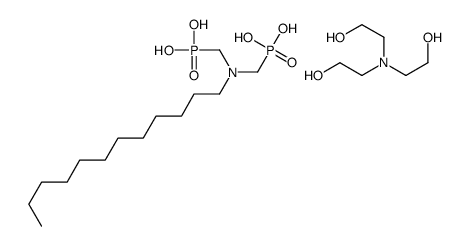 [(dodecylimino)bis(methylene)]bisphosphonic acid, compound with 2,2',2''-nitrilotris[ethanol] (1:1) structure