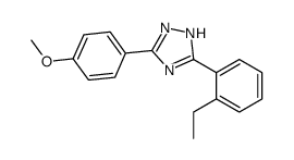 3-(2-Ethylphenyl)-5-(4-methoxyphenyl)-1H-1,2,4-triazole Structure